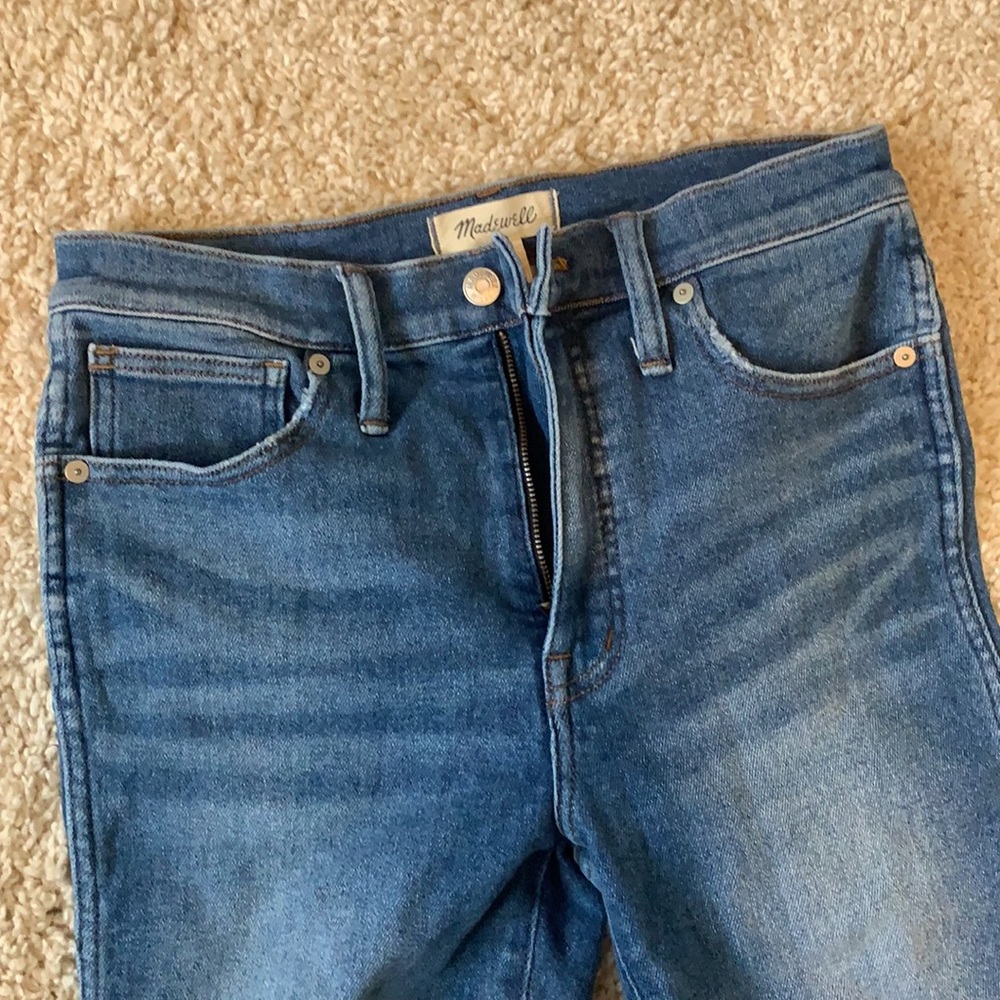 Madewell 10" High-Rise Crop Jeans Sheffield Wash - Size 28